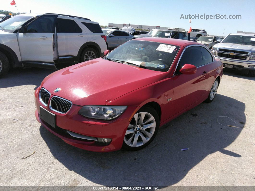 2012 Bmw 3 Series 328i Красный vin: WBADW3C53CE824197