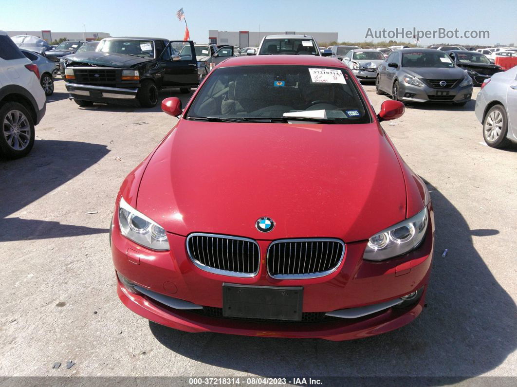 2012 Bmw 3 Series 328i Красный vin: WBADW3C53CE824197