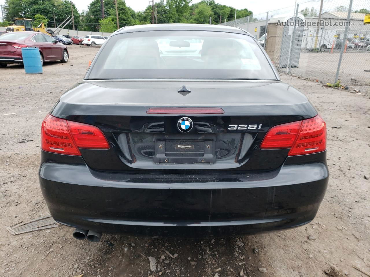 2012 Bmw 328 I Black vin: WBADW3C54CE822832