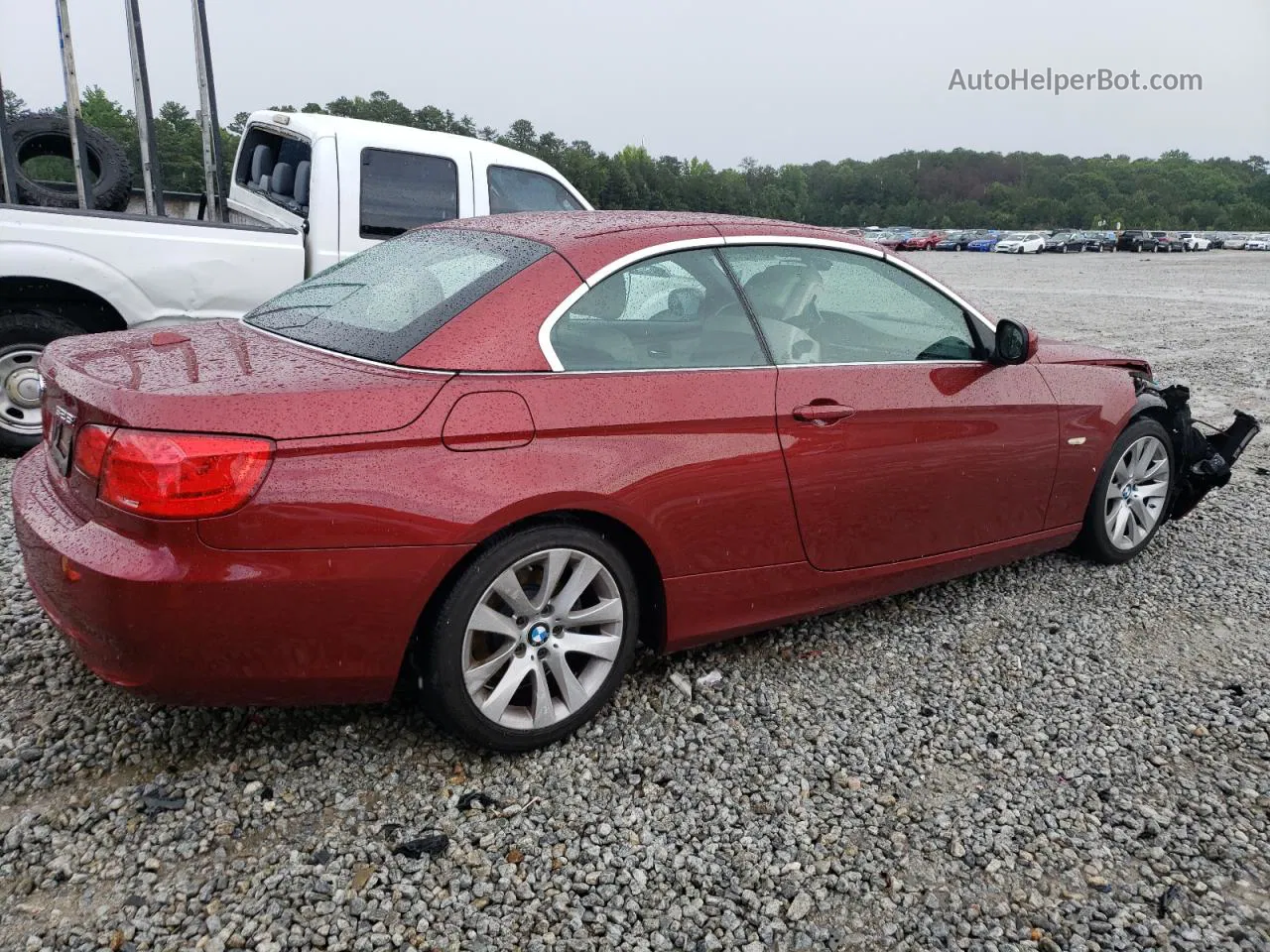 2012 Bmw 328 I Бордовый vin: WBADW3C54CE823043