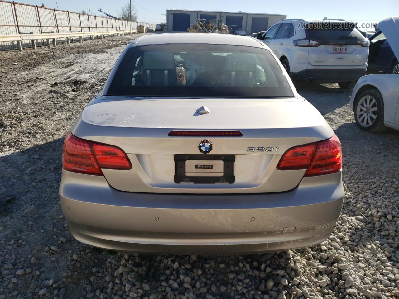 2012 Bmw 328 I Silver vin: WBADW3C56CE823531