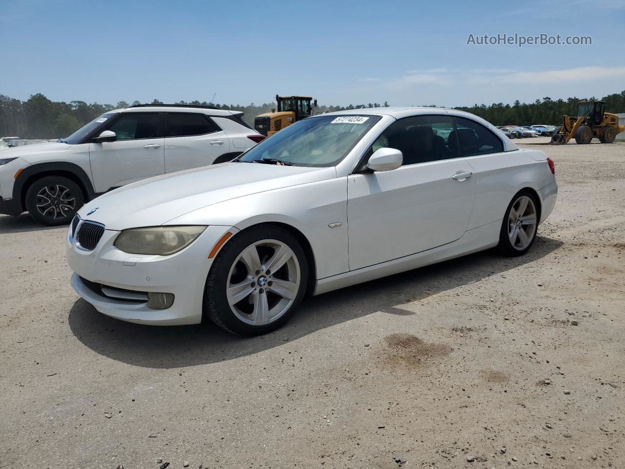 2011 Bmw 328 I White vin: WBADW3C57BE537962