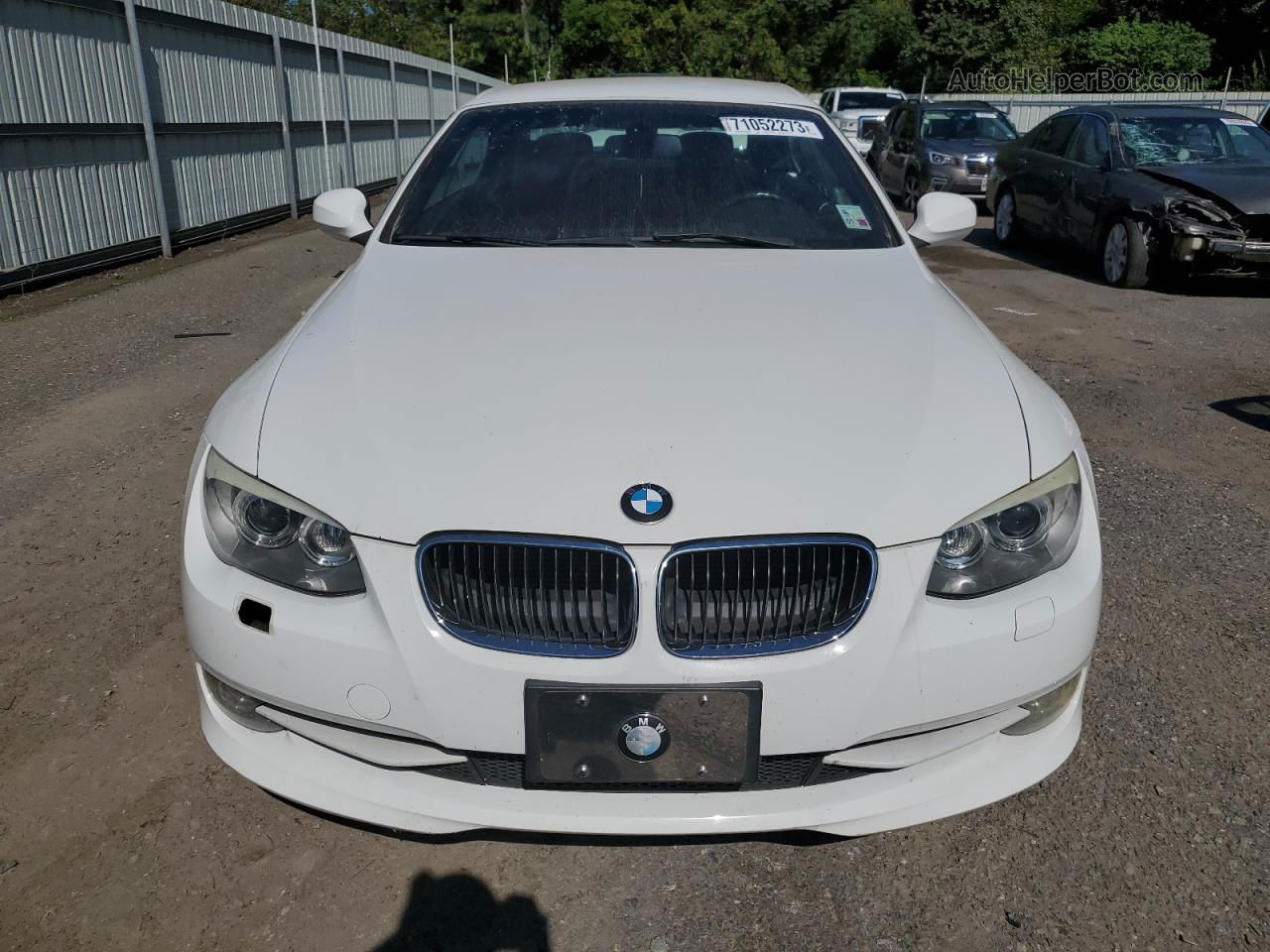 2011 Bmw 328 I White vin: WBADW3C57BE540313