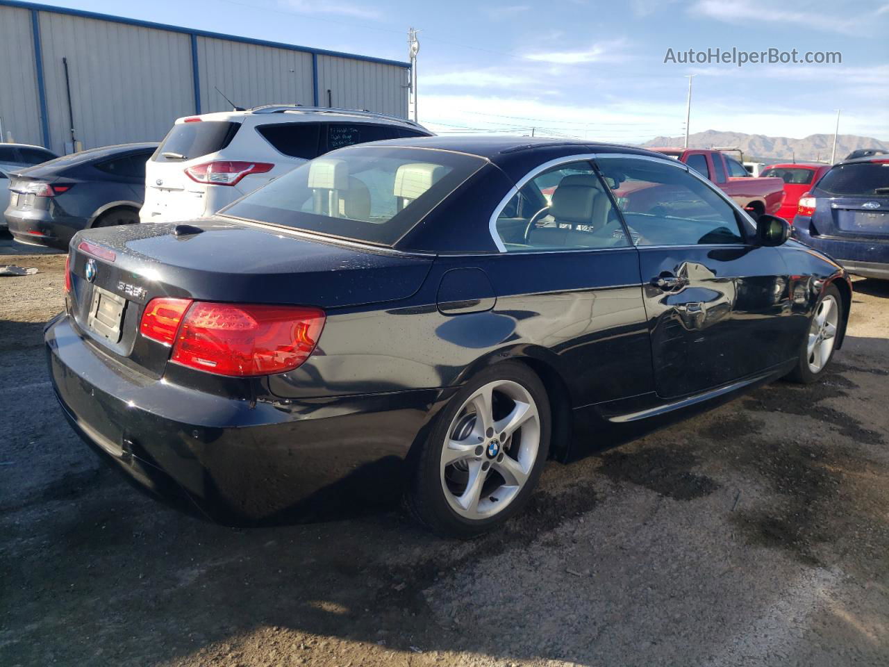 2012 Bmw 328 I Black vin: WBADW3C57CE821982