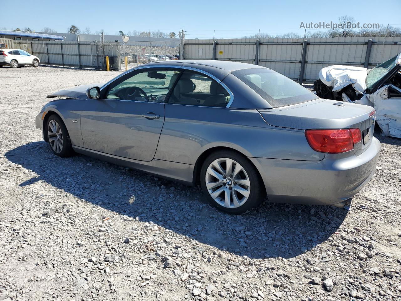 2013 Bmw 328 I Gray vin: WBADW3C57DJ527457