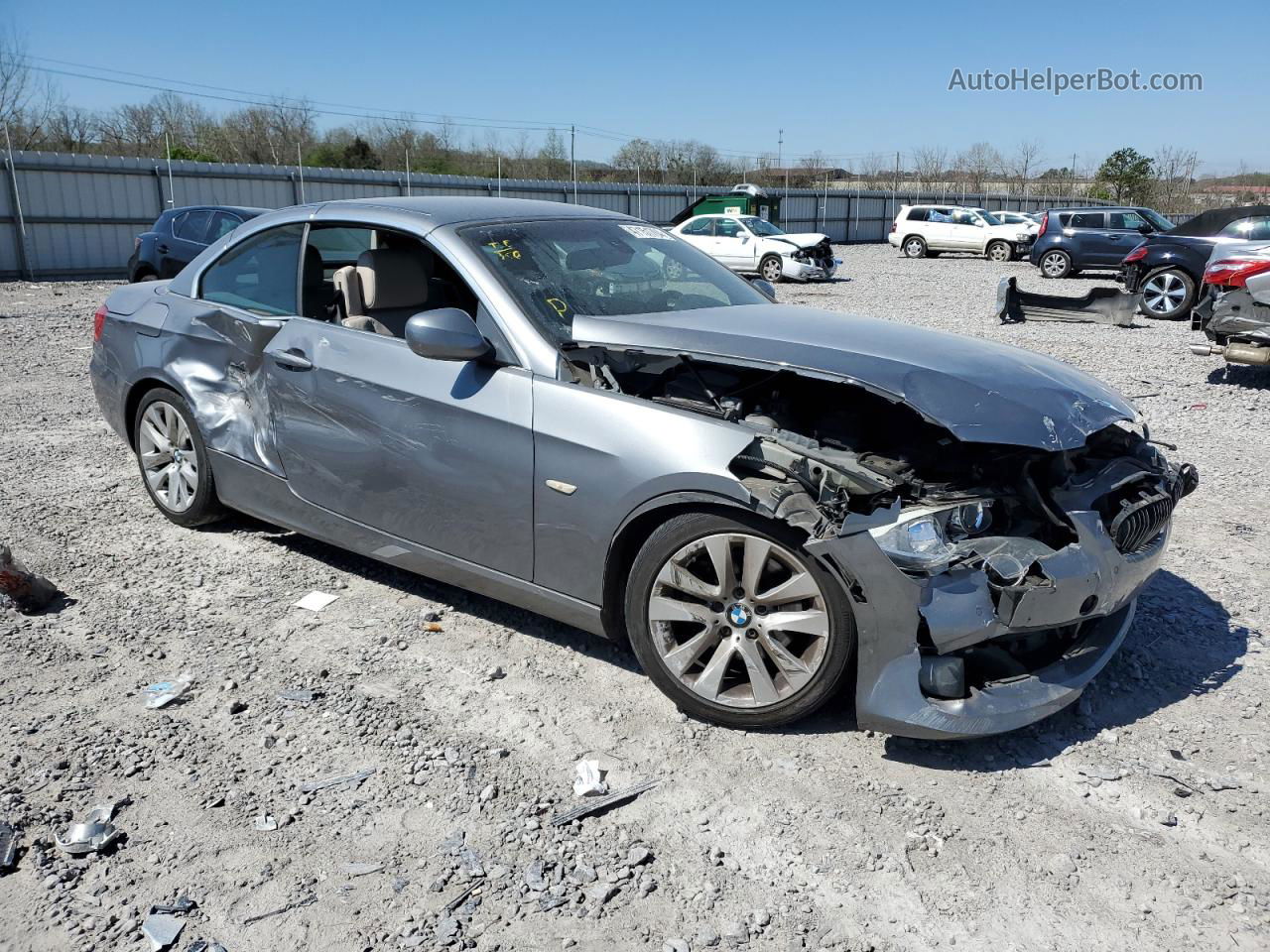 2013 Bmw 328 I Gray vin: WBADW3C57DJ527457