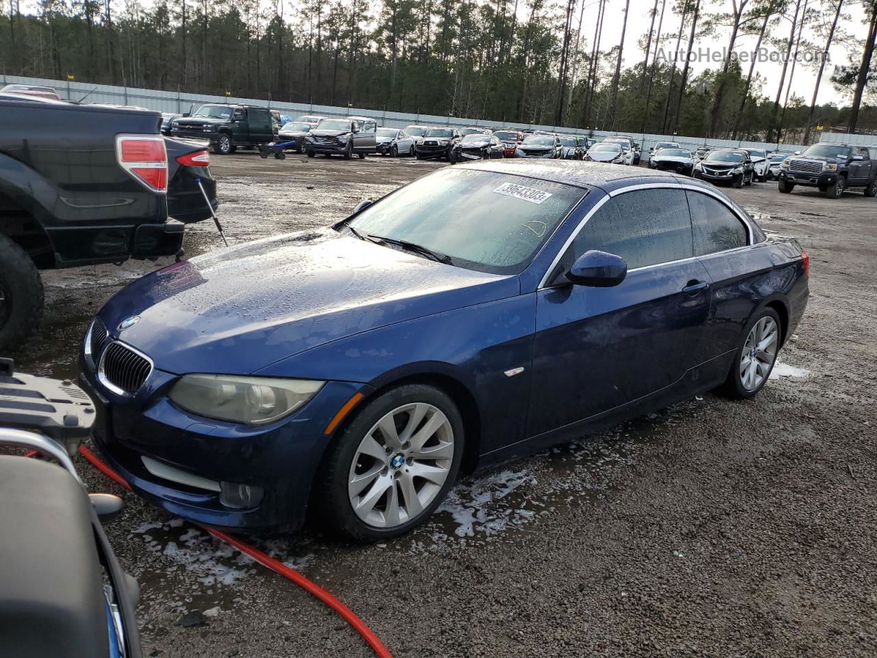 2011 Bmw 328 I Blue vin: WBADW3C58BE537341