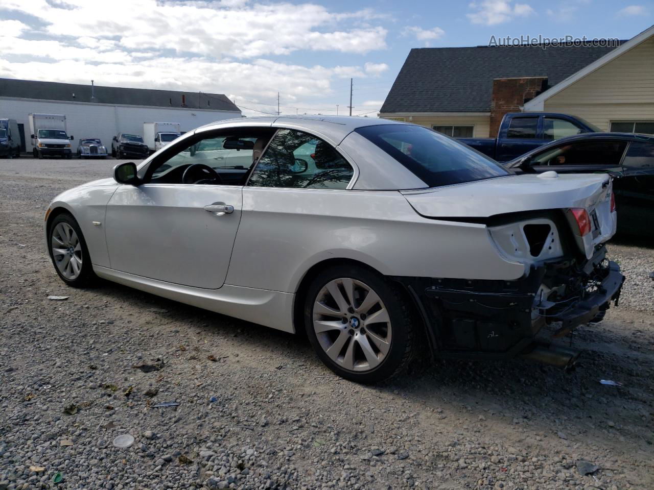 2012 Bmw 328 I White vin: WBADW3C58CE821876