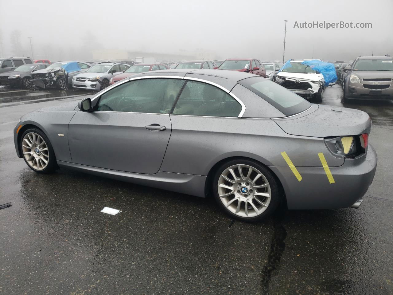 2013 Bmw 328 I Серый vin: WBADW3C58DJ527614