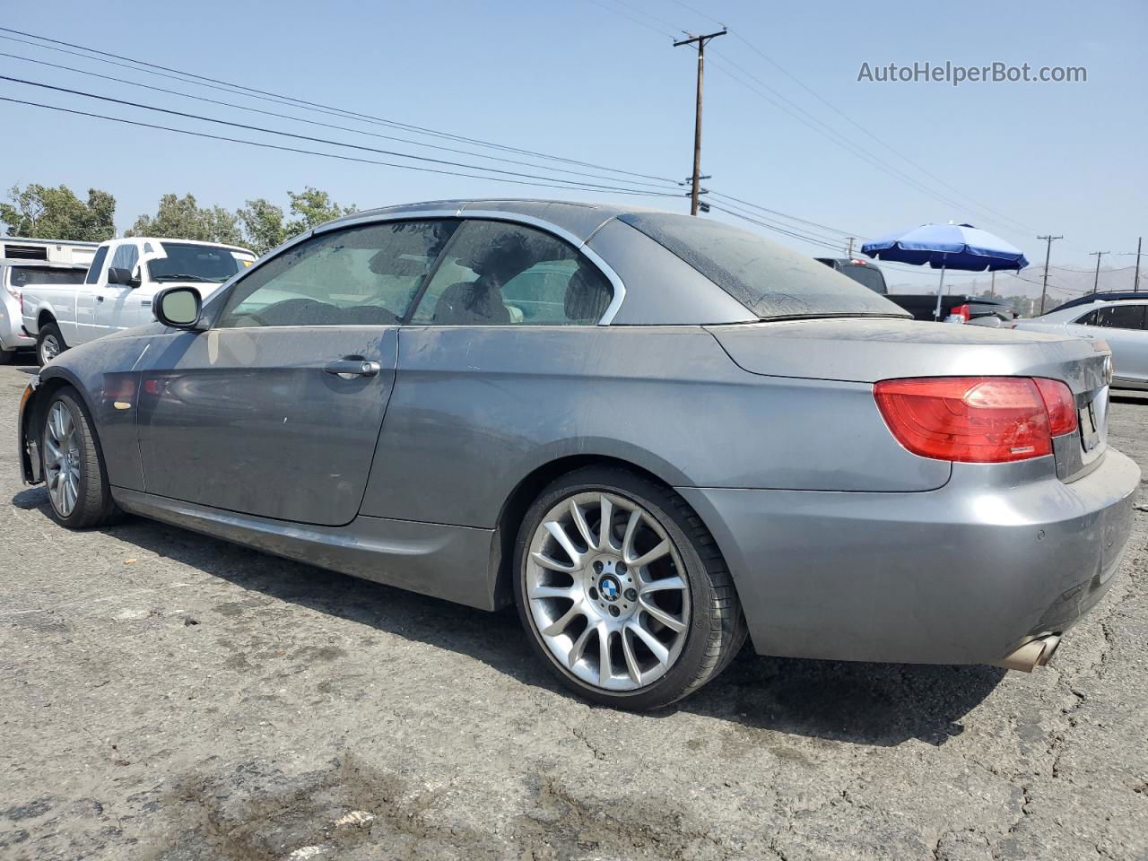 2012 Bmw 328 I Sulev Gray vin: WBADW7C51CE729094