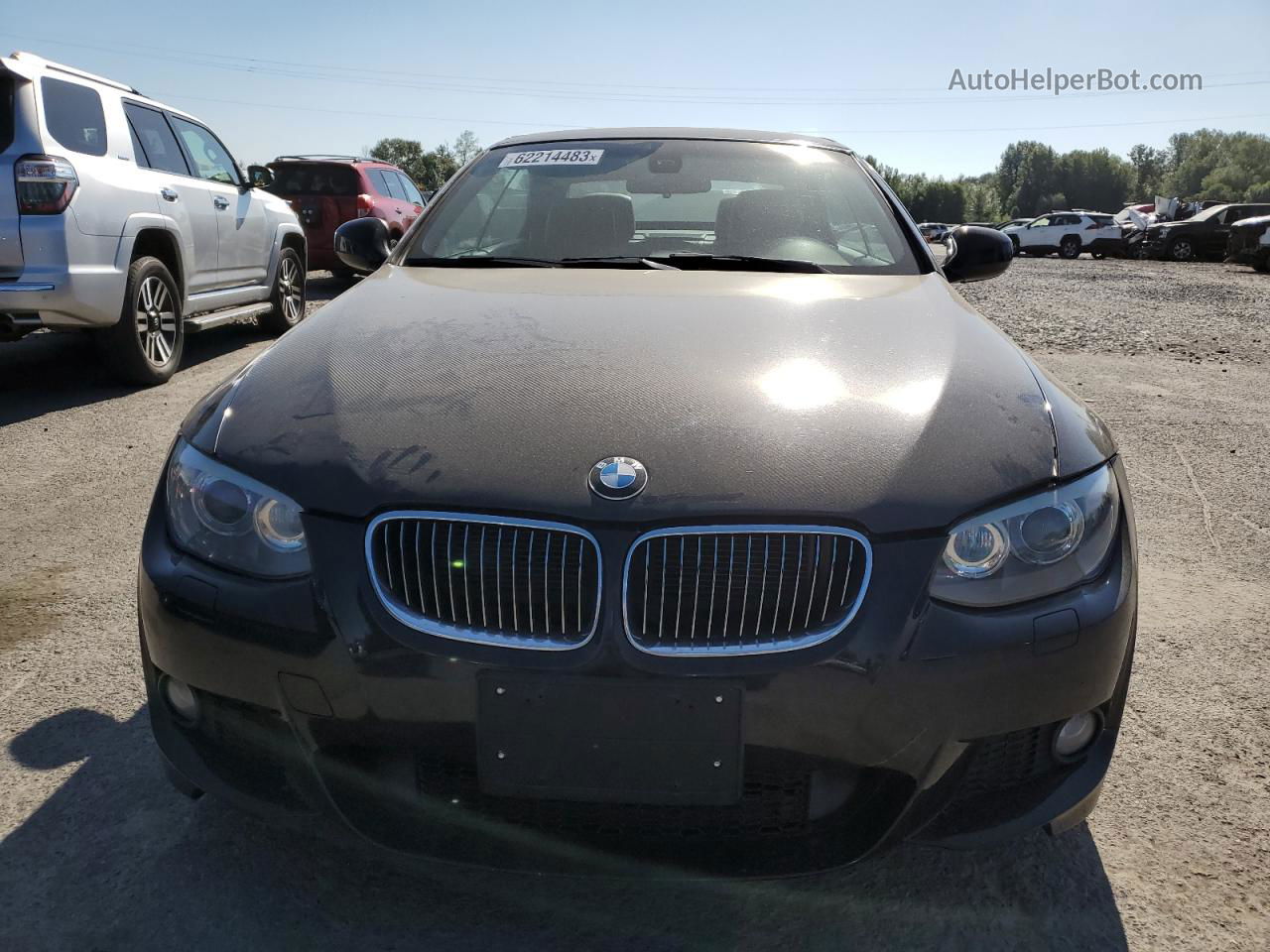 2012 Bmw 328 I Sulev Черный vin: WBADW7C52CE730111