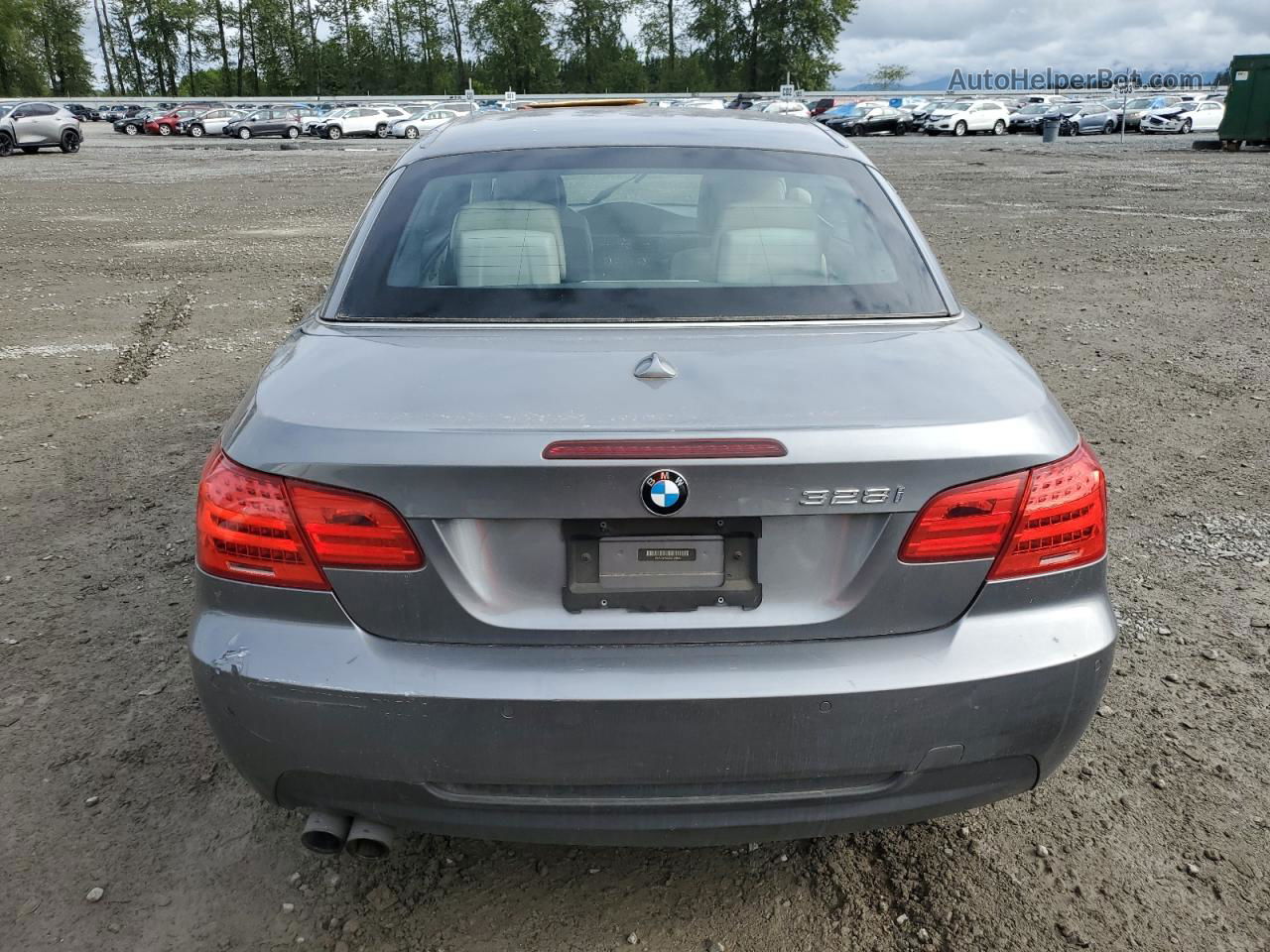 2013 Bmw 328 I Sulev Gray vin: WBADW7C53DE733830