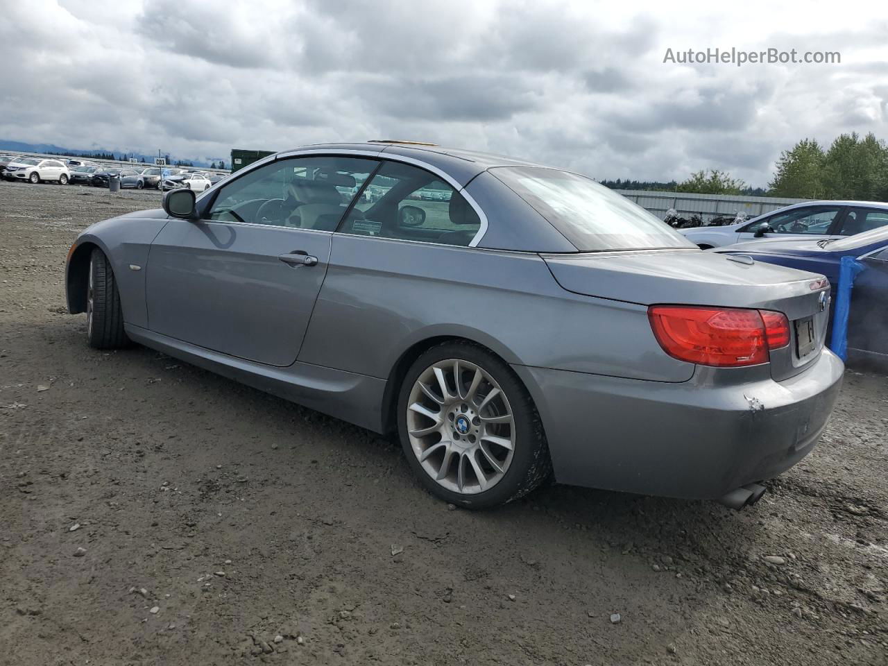 2013 Bmw 328 I Sulev Gray vin: WBADW7C53DE733830