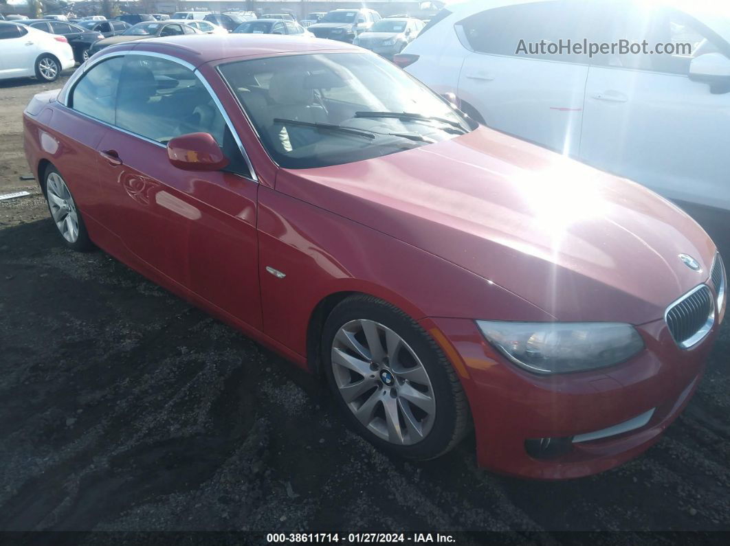 2013 Bmw 328i Red vin: WBADW7C53DE734069