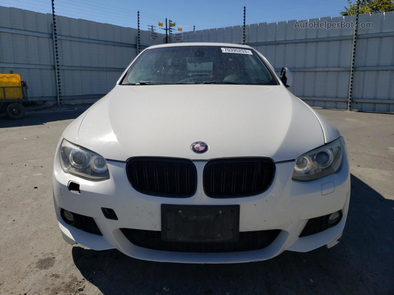 2012 Bmw 328 I Sulev White vin: WBADW7C54CE729090