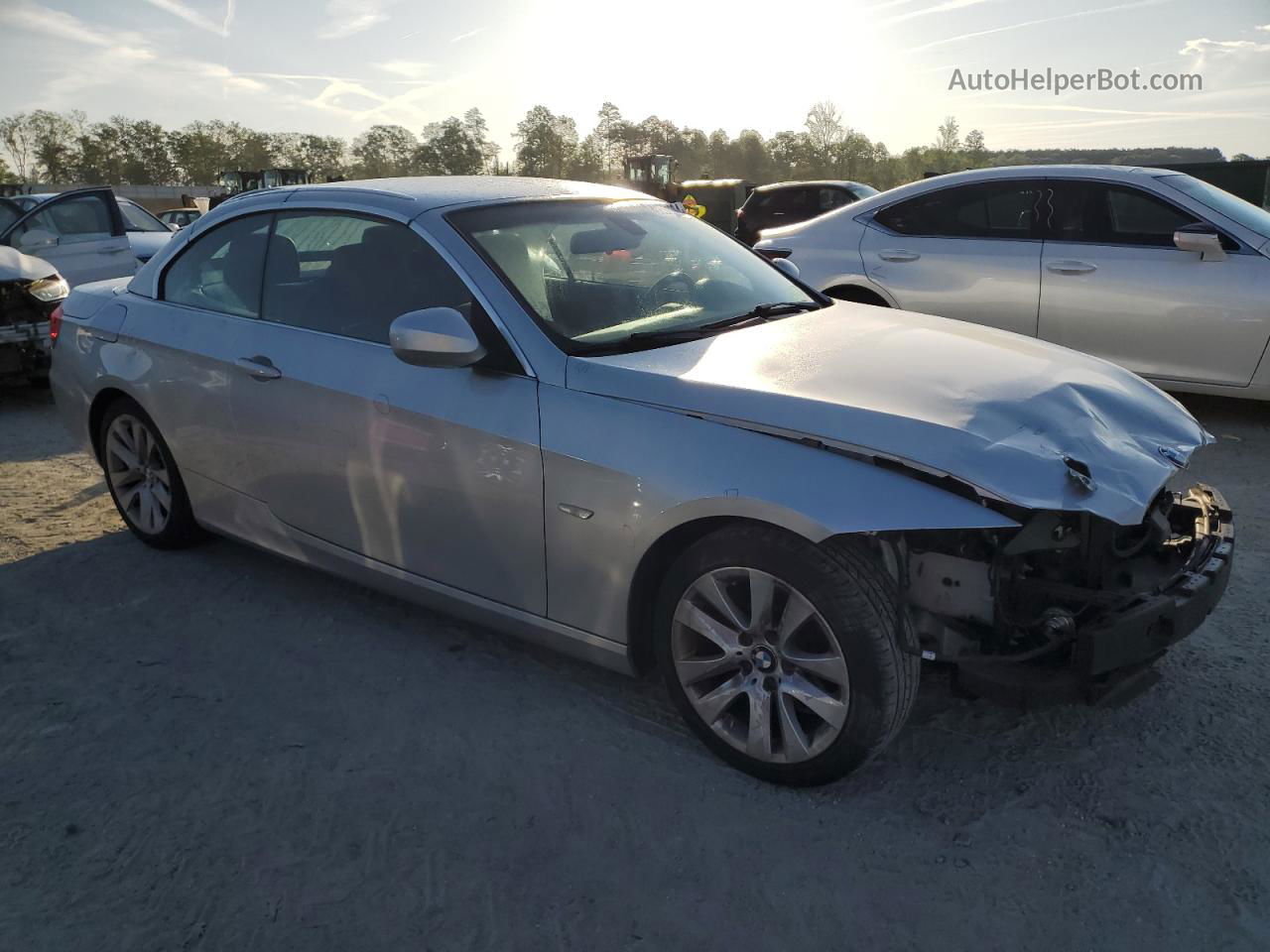 2013 Bmw 328 I Sulev Silver vin: WBADW7C54DE731505