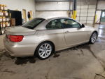 2012 Bmw 328 I Sulev Бежевый vin: WBADW7C55CE729857