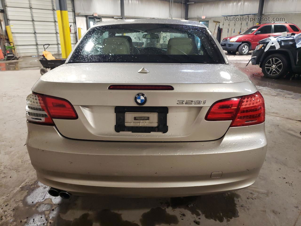 2012 Bmw 328 I Sulev Бежевый vin: WBADW7C55CE729857