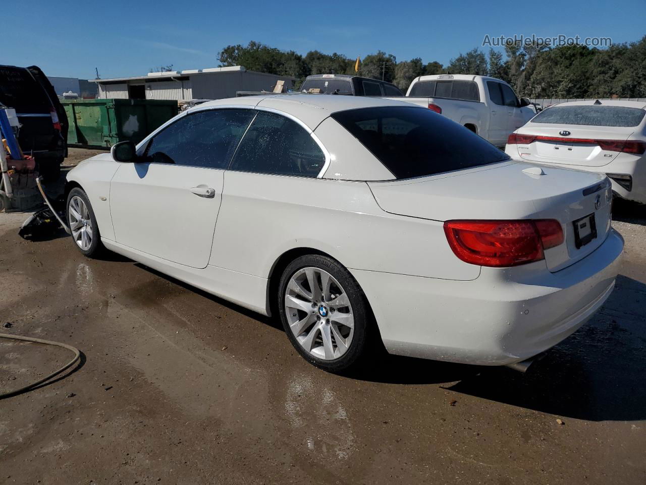 2013 Bmw 328 I Sulev White vin: WBADW7C55DE732260