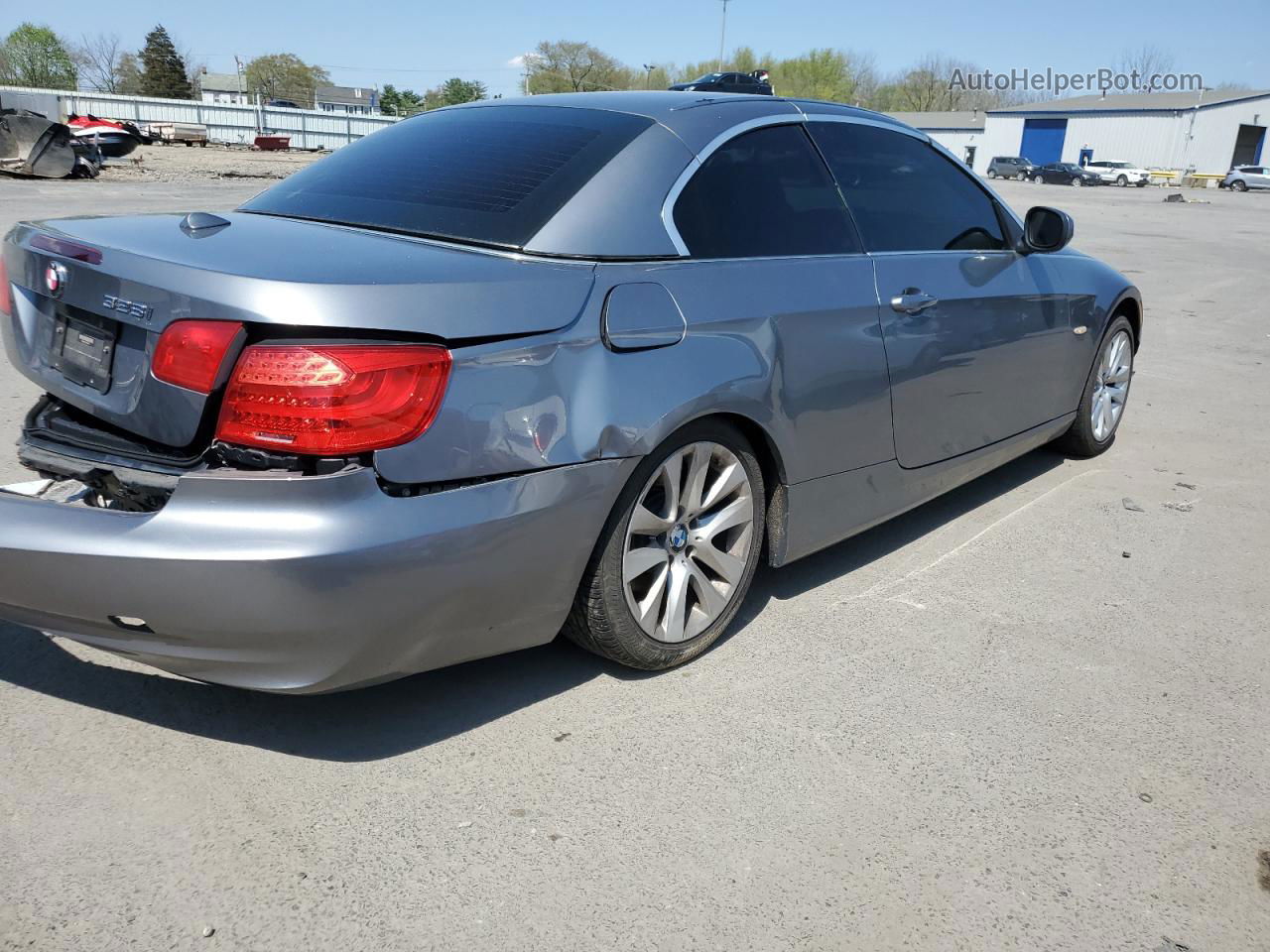 2012 Bmw 328 I Sulev Gray vin: WBADW7C57CE728757