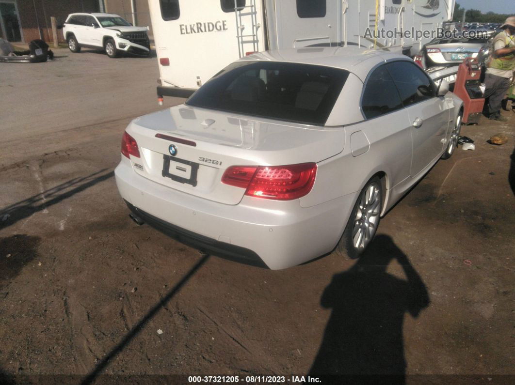 2011 Bmw 3 Series 328i White vin: WBADW7C58BE726496