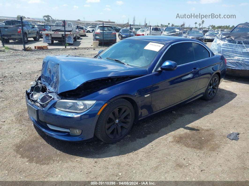 2012 Bmw 328i   Blue vin: WBADW7C58CE729352