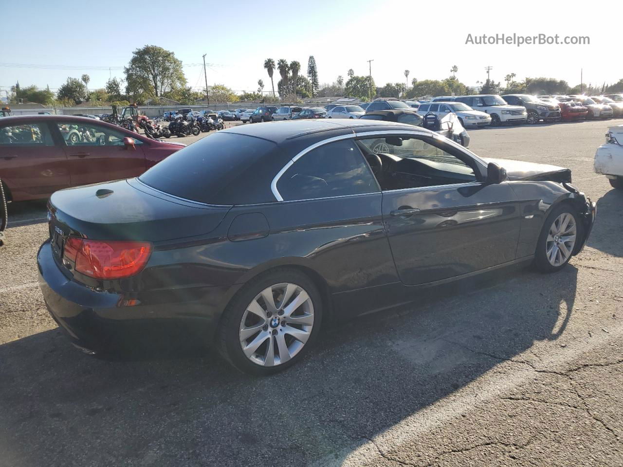 2013 Bmw 328 I Sulev Black vin: WBADW7C58DE731555