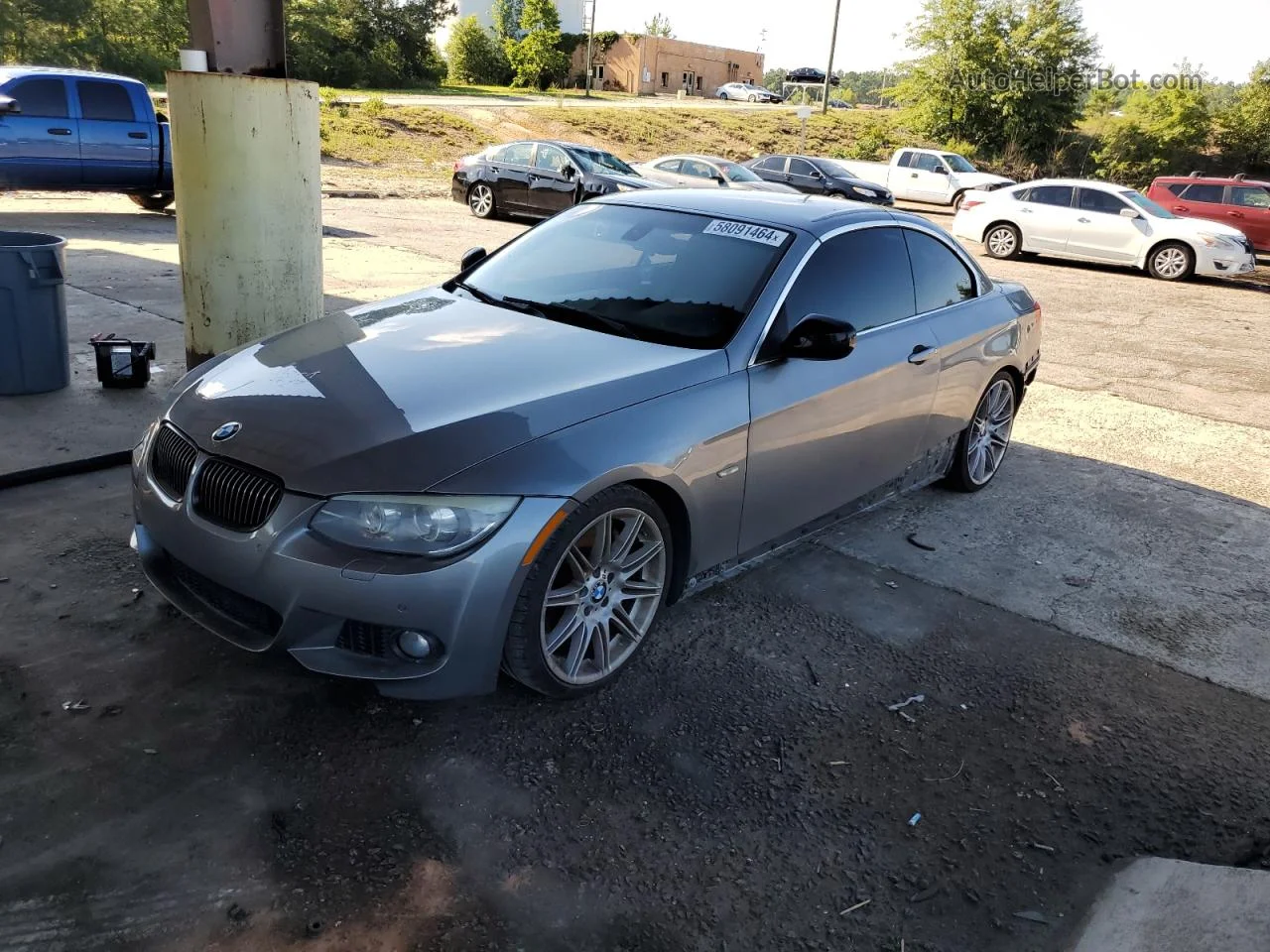 2011 Bmw 335 Is Charcoal vin: WBADX1C57BE569408