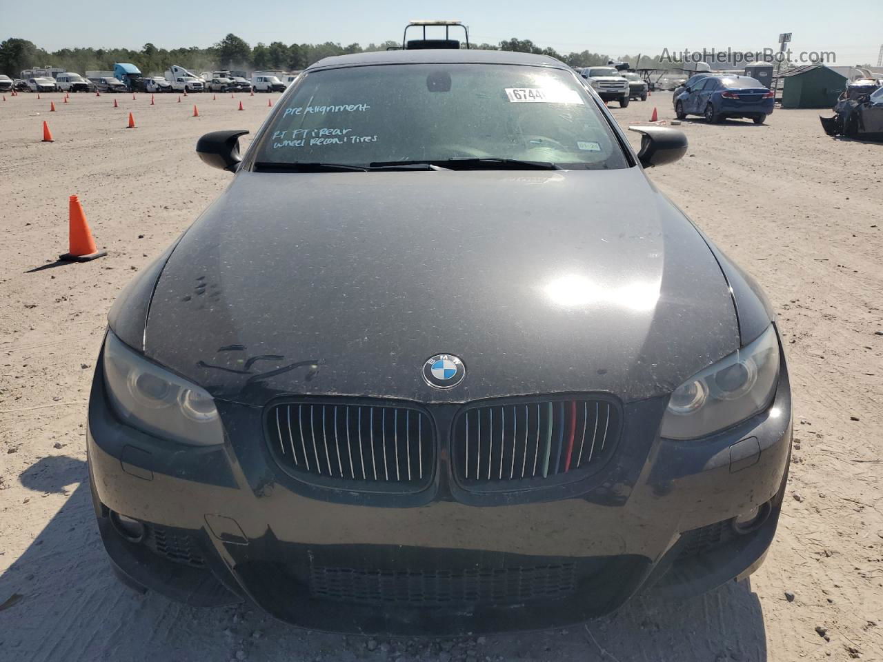 2012 Bmw 335 I Sulev Черный vin: WBADX1C57CE825578