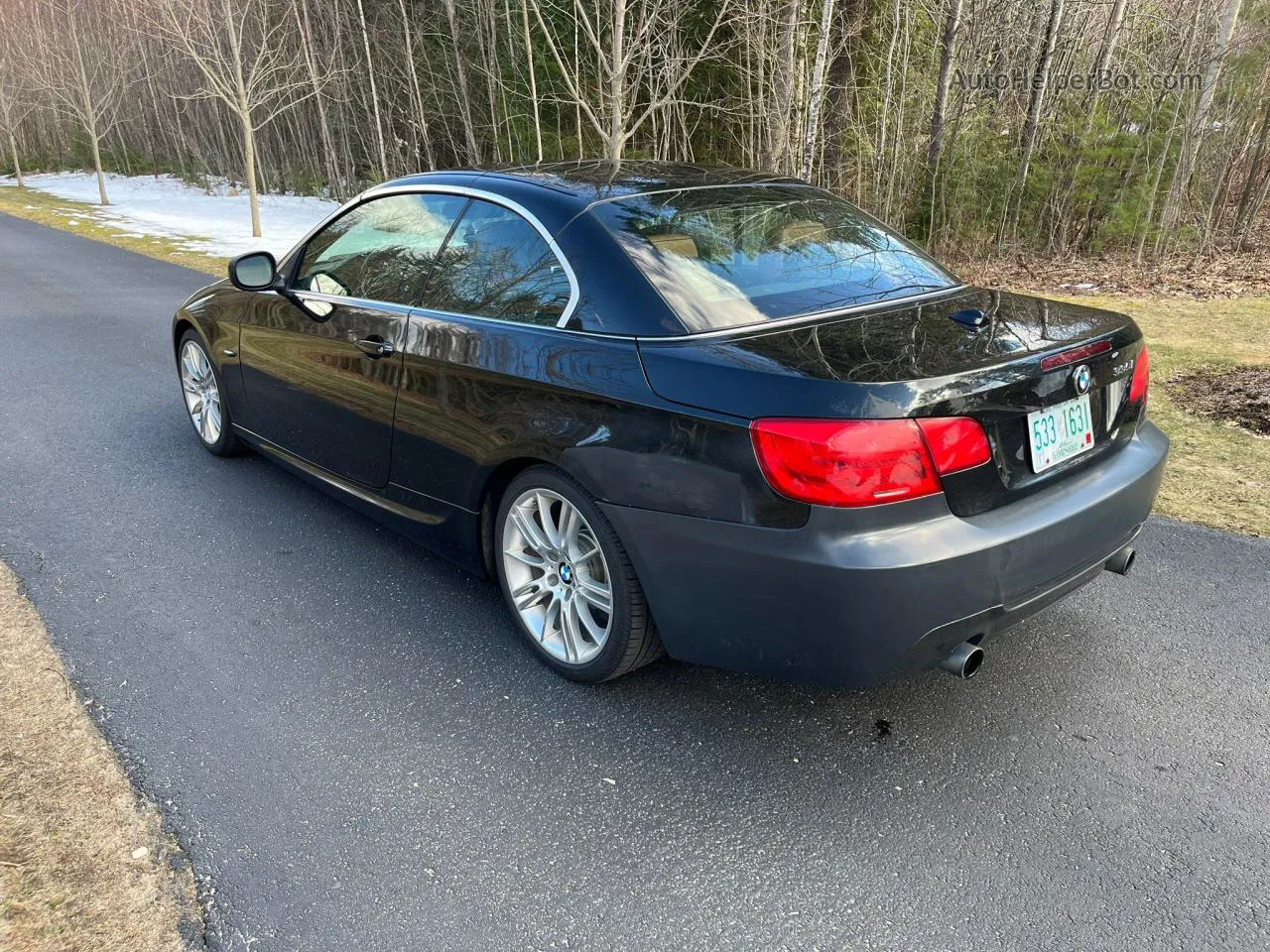 2013 Bmw 335 I Black vin: WBADX7C50DE746659