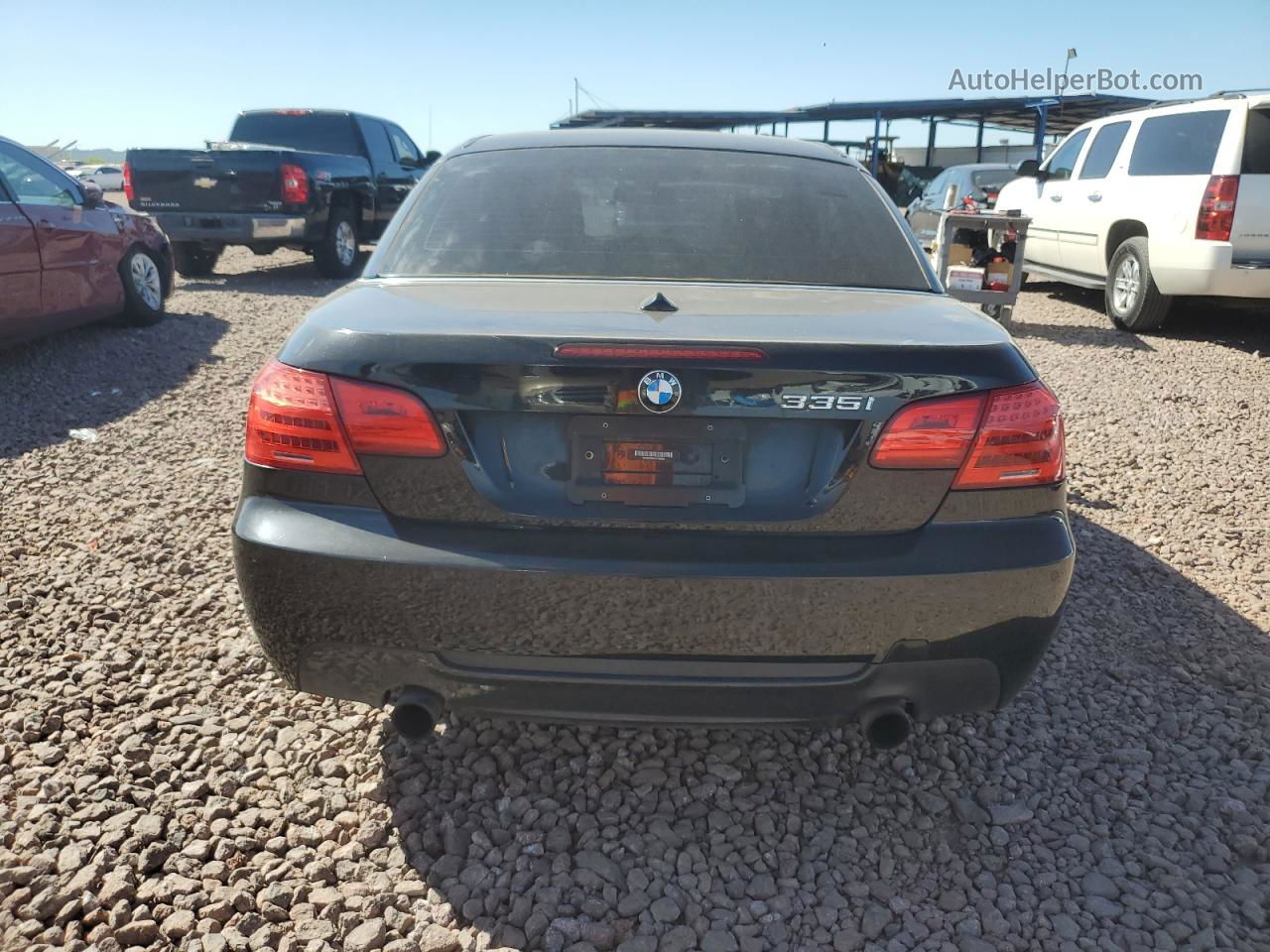 2013 Bmw 335 I Black vin: WBADX7C52DJ589465