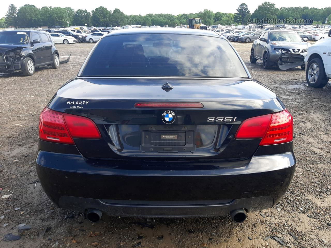 2012 Bmw 335 I Black vin: WBADX7C53CE745021