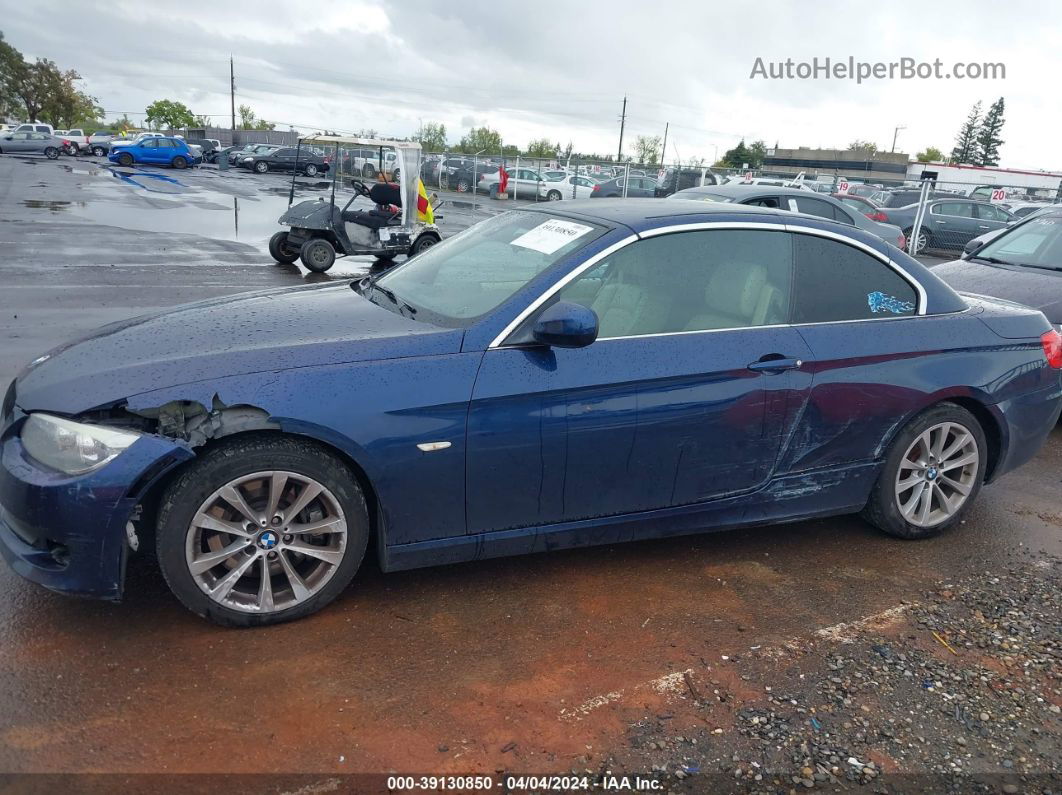 2013 Bmw 335i   Dark Blue vin: WBADX7C53DE746509