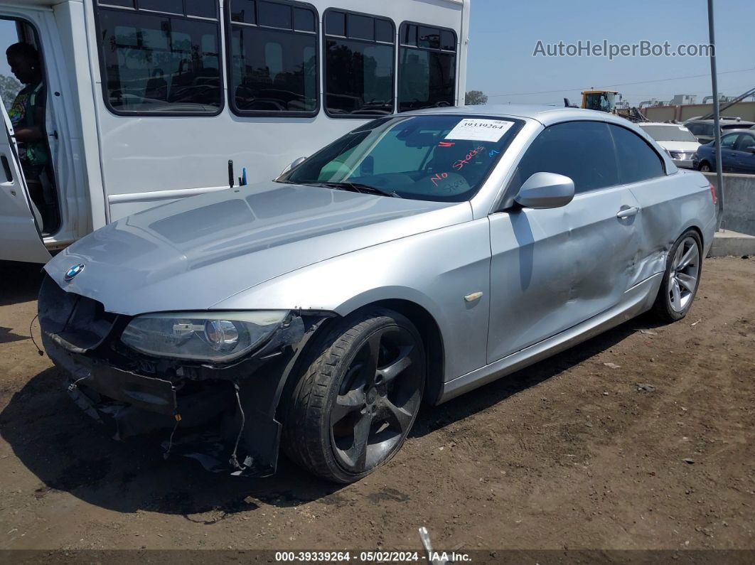 2012 Bmw 335i   Silver vin: WBADX7C59CE744875