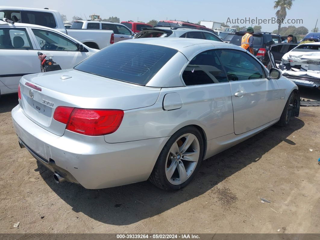 2012 Bmw 335i   Silver vin: WBADX7C59CE744875