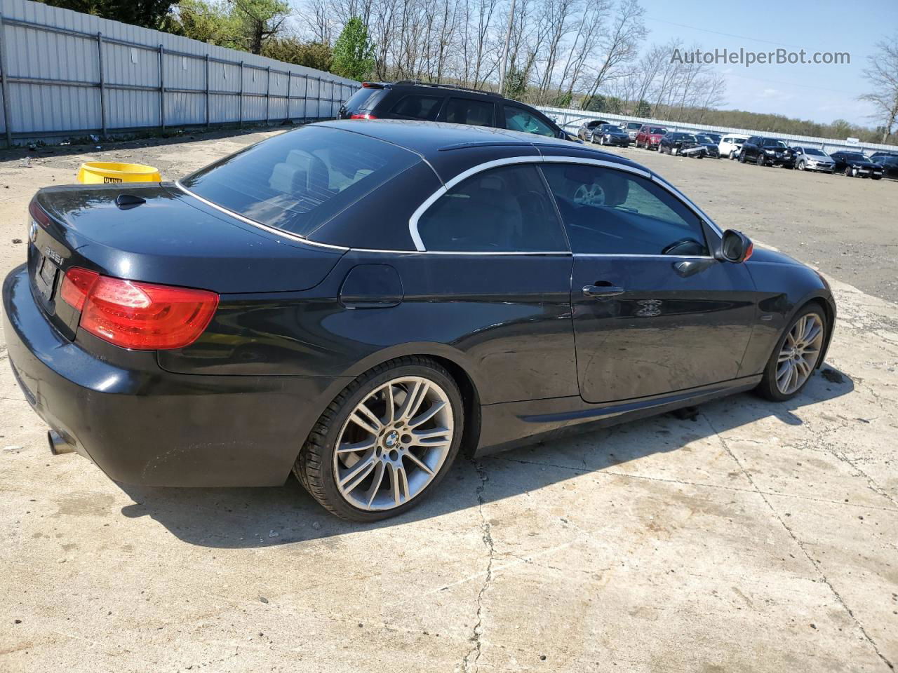 2013 Bmw 335 I Черный vin: WBADX7C59DJ589091