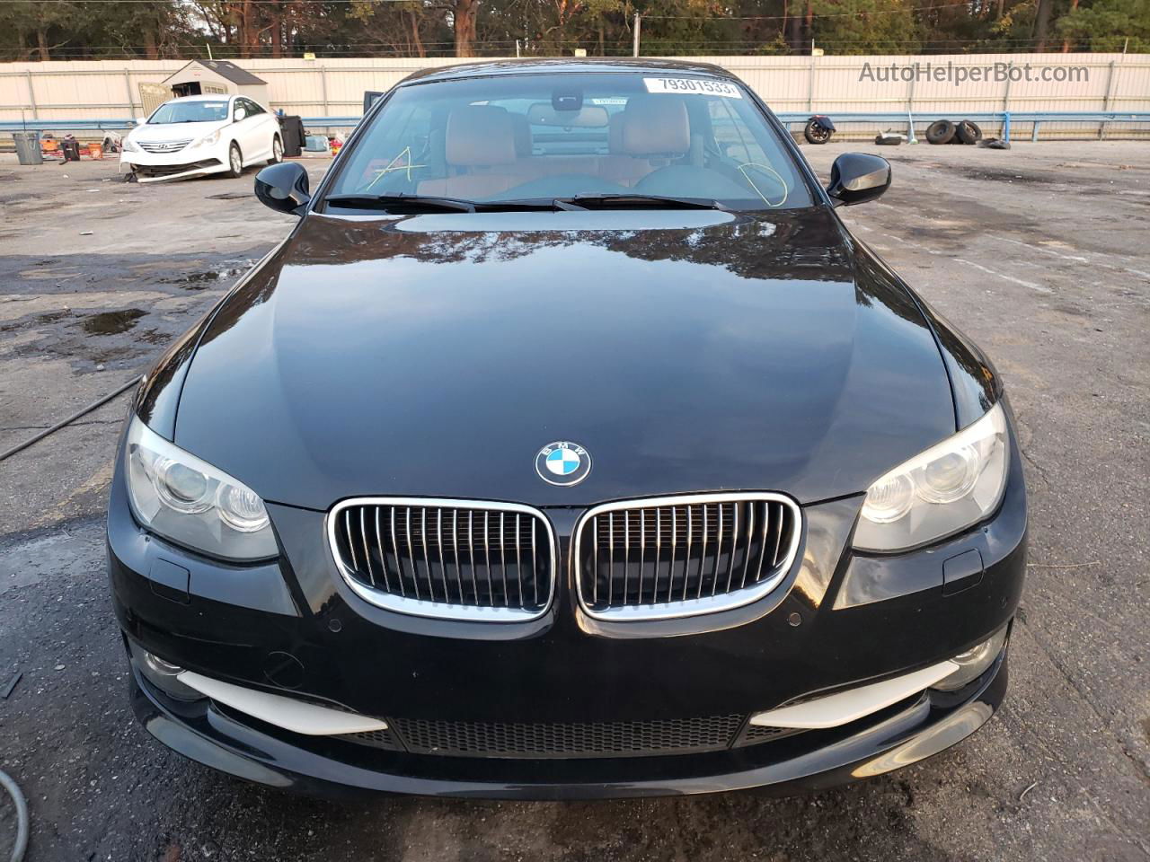 2012 Bmw 335 I Black vin: WBADX7C5XCE745470