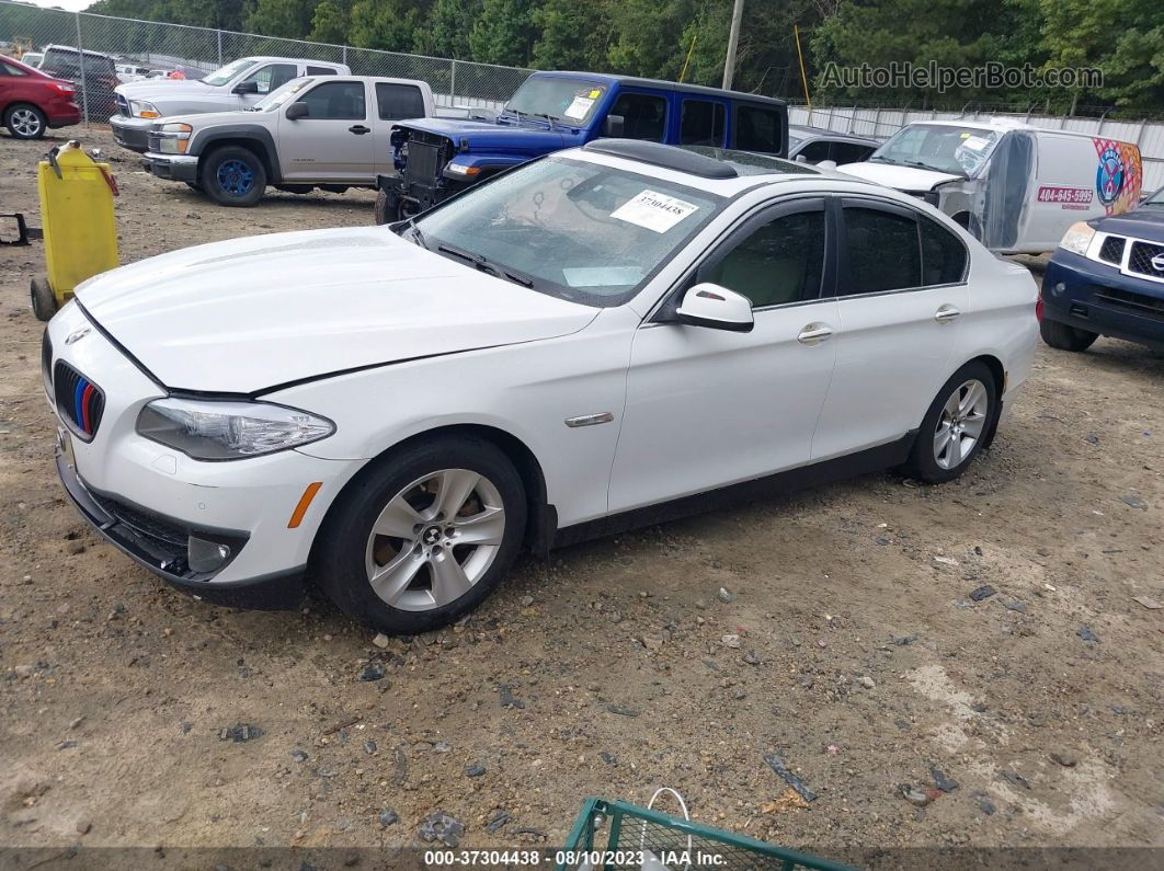 2011 Bmw 5 Series 528i White vin: WBAFR1C52BDS35165