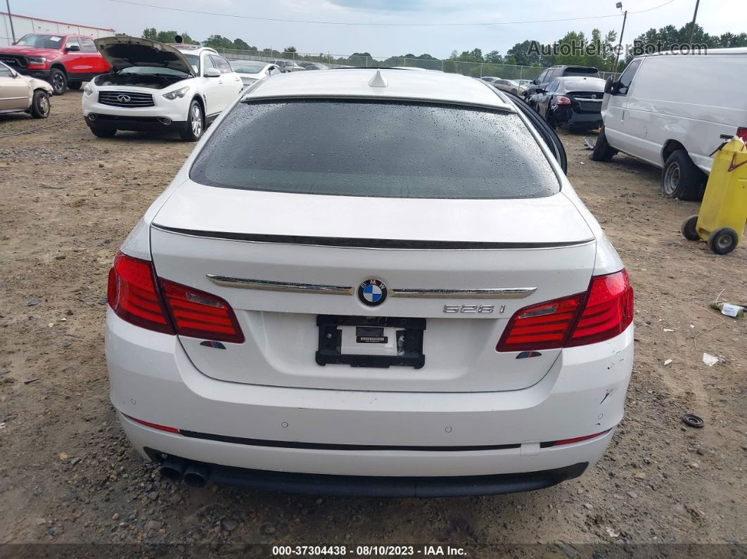 2011 Bmw 5 Series 528i White vin: WBAFR1C52BDS35165