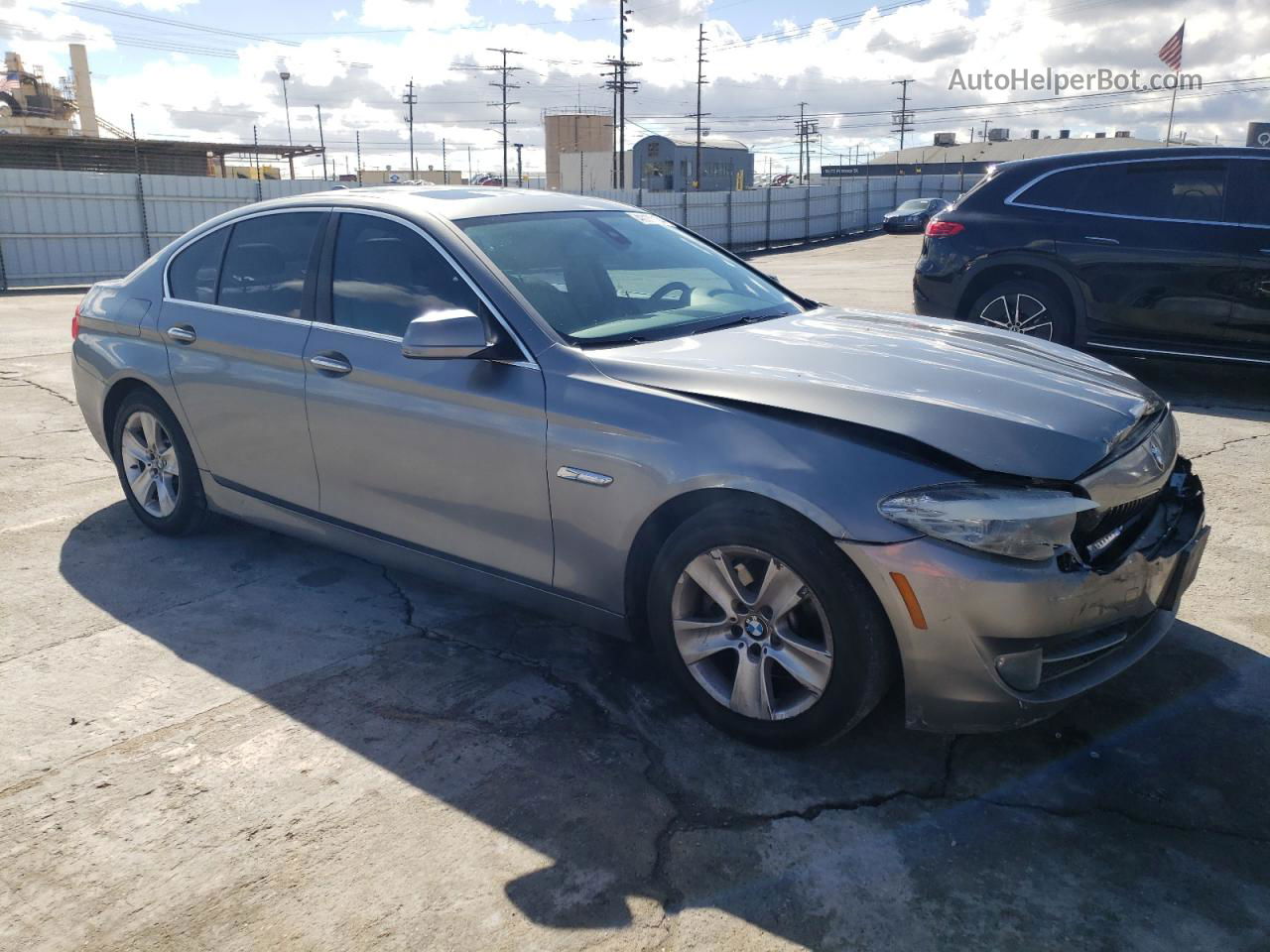 2011 Bmw 528 I Gray vin: WBAFR1C53BC747426