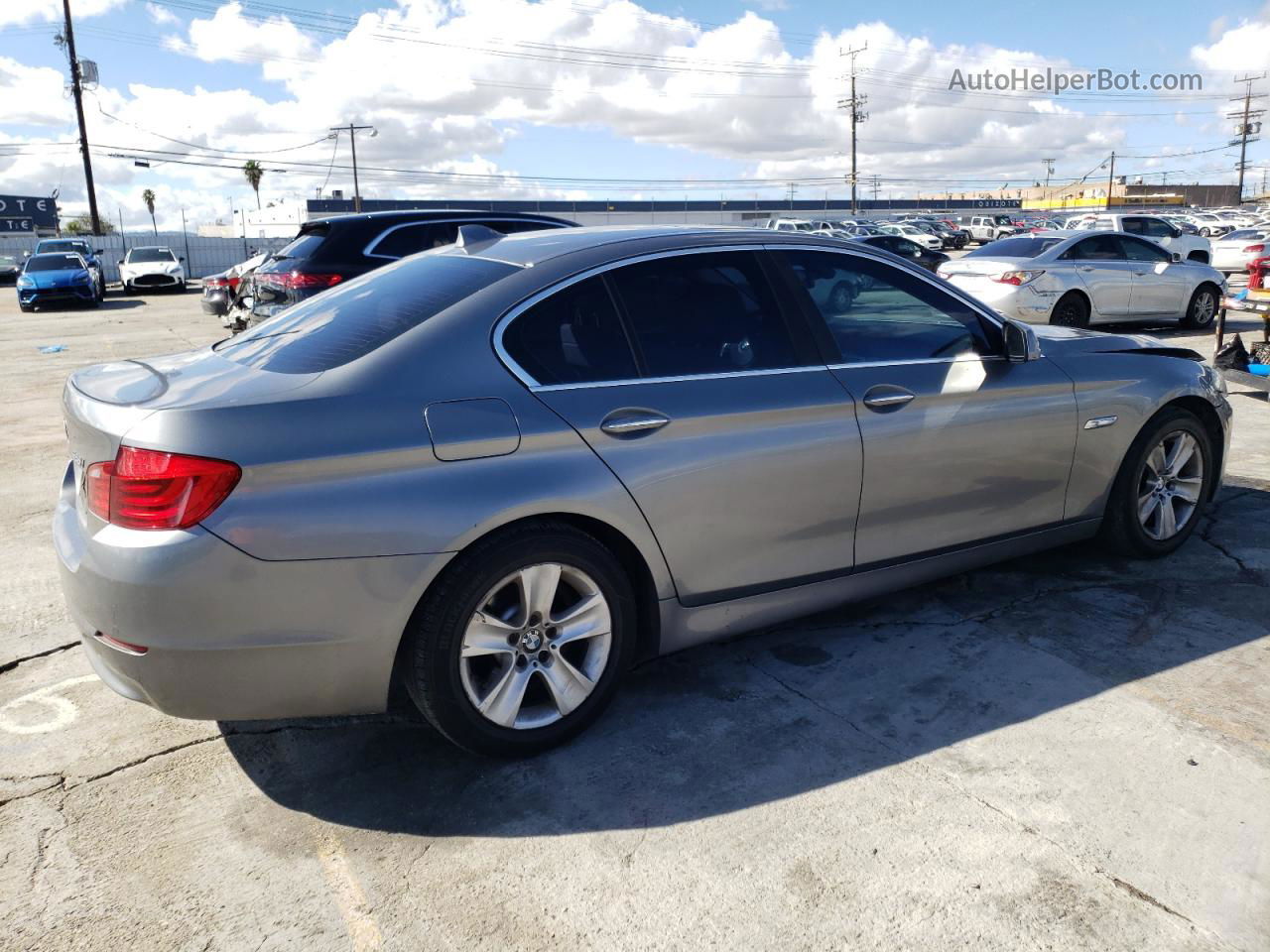 2011 Bmw 528 I Gray vin: WBAFR1C53BC747426