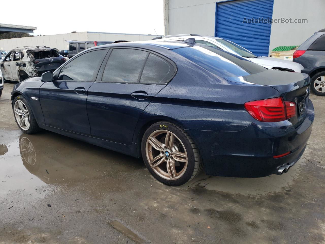 2011 Bmw 528 I Blue vin: WBAFR1C53BC748303