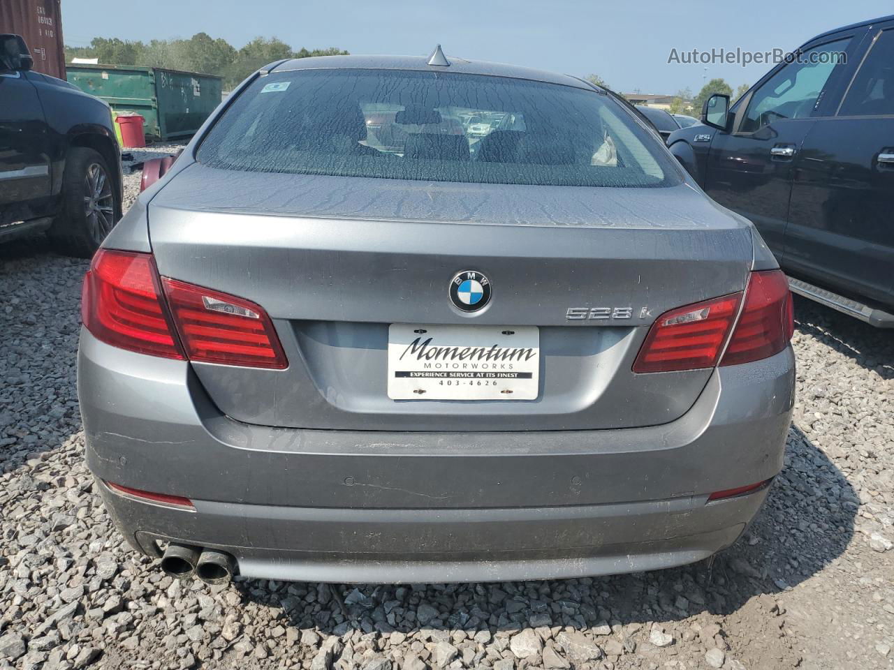 2011 Bmw 528 I Gray vin: WBAFR1C55BC743071