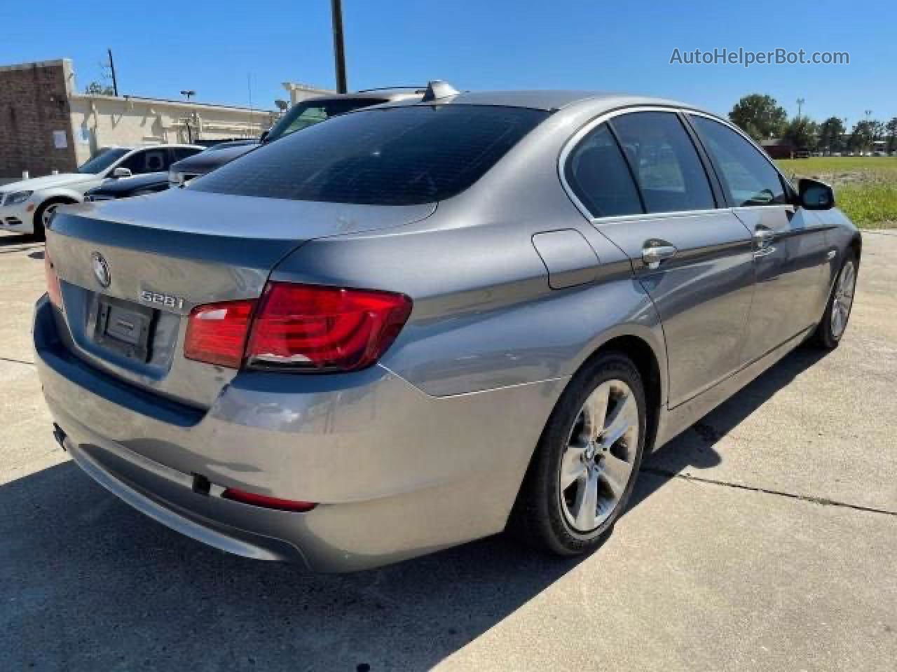 2011 Bmw 528 I Gray vin: WBAFR1C57BC747249