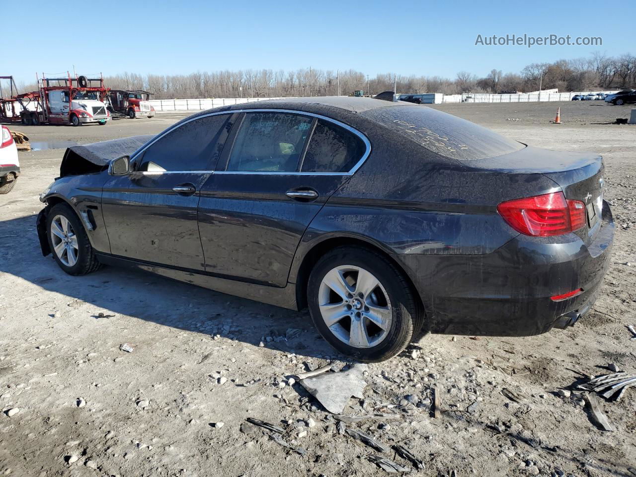 2011 Bmw 528 I Черный vin: WBAFR1C59BC745082