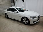 2011 Bmw 528 I White vin: WBAFR1C59BC746605