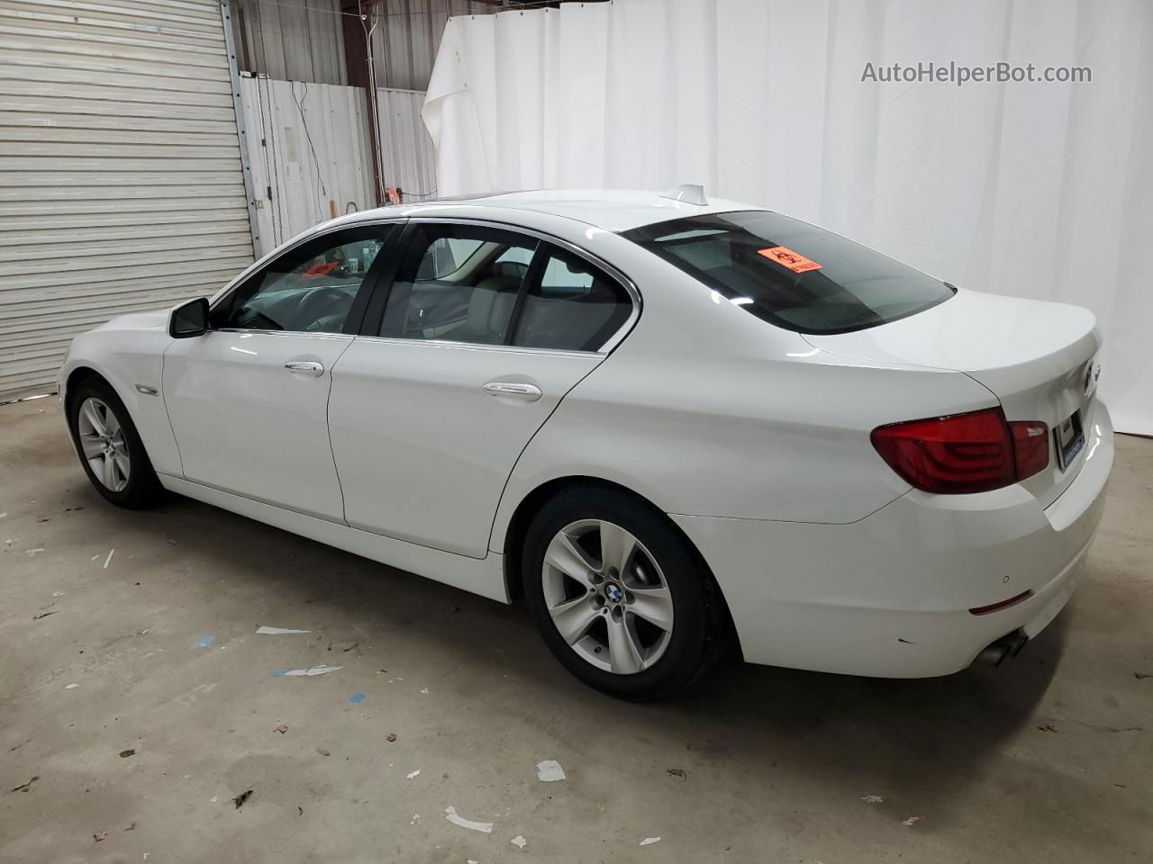 2011 Bmw 528 I White vin: WBAFR1C59BC746605