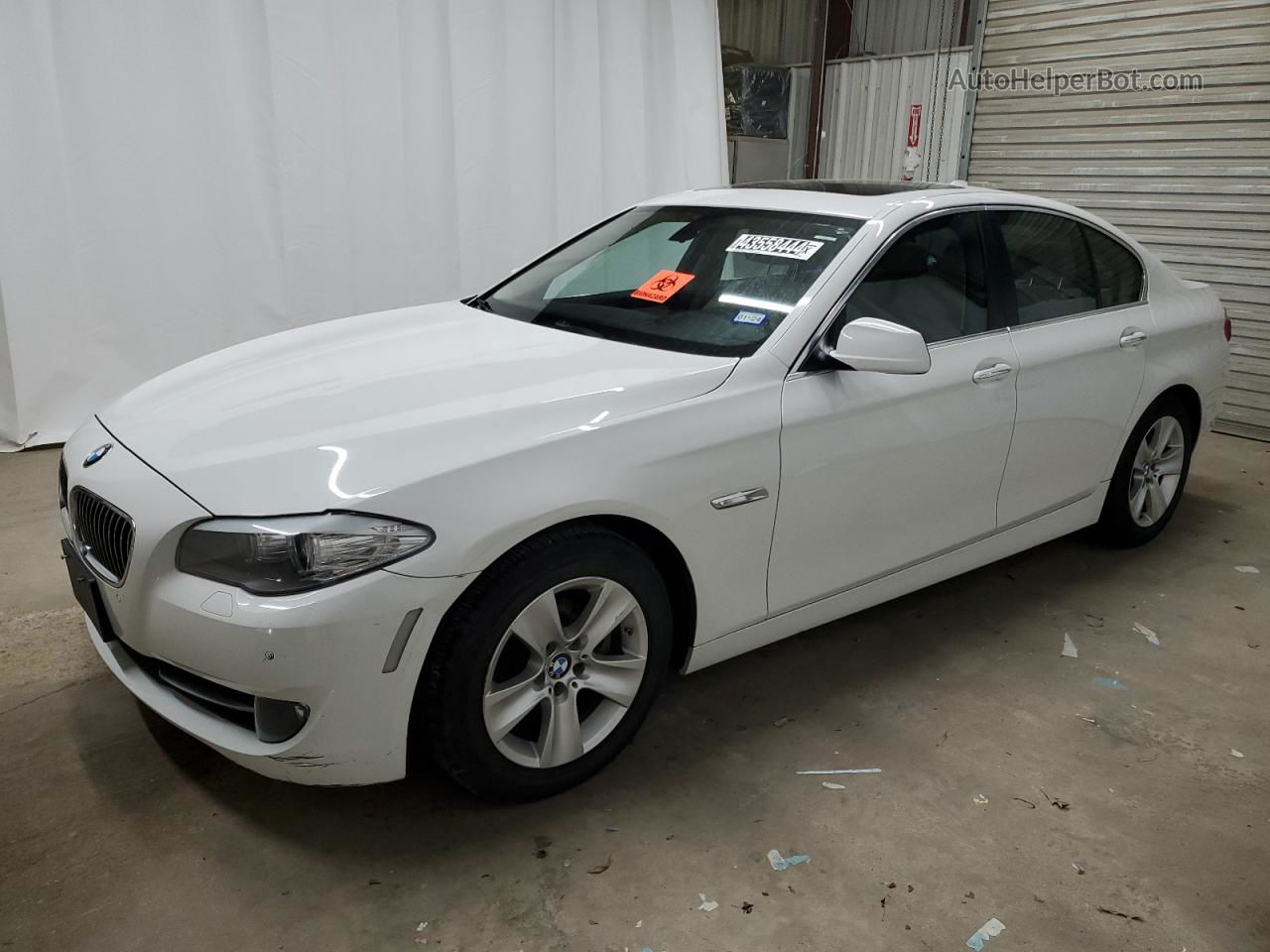 2011 Bmw 528 I White vin: WBAFR1C59BC746605