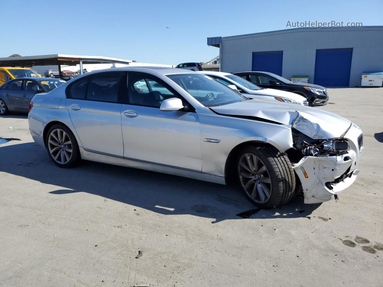 2011 Bmw 535 I Silver vin: WBAFR7C52BC603272