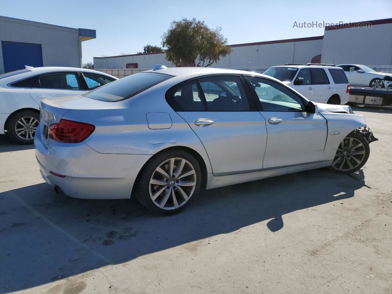 2011 Bmw 535 I Silver vin: WBAFR7C52BC603272